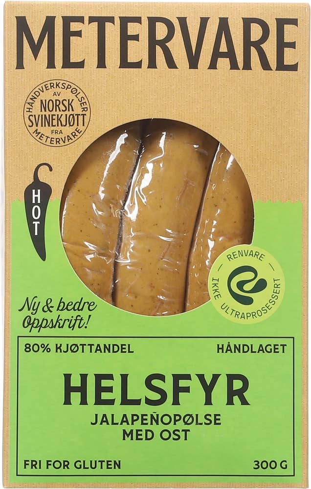 Metervare Helsfyr jalapenopølse