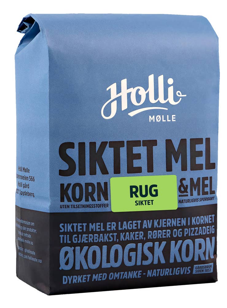 Holli Mølle Økologisk rugmel Siktet