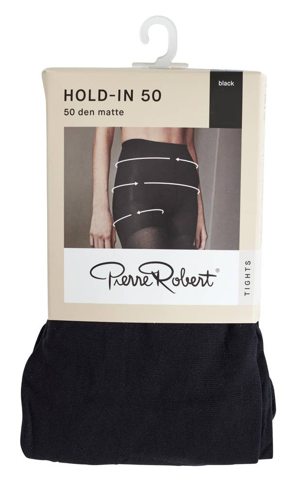 Pierre Robert Hold-In 50 den Sort, Str. 44-48