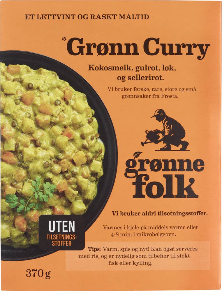 GRØNNE FOLK Grønn curry