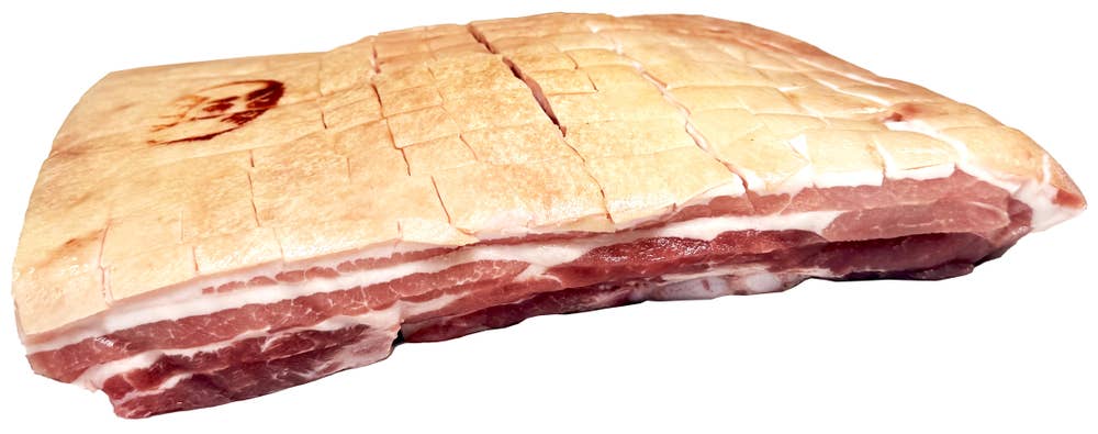 Heldiggris Tynnribbe av Frilandsgris Rutet svor