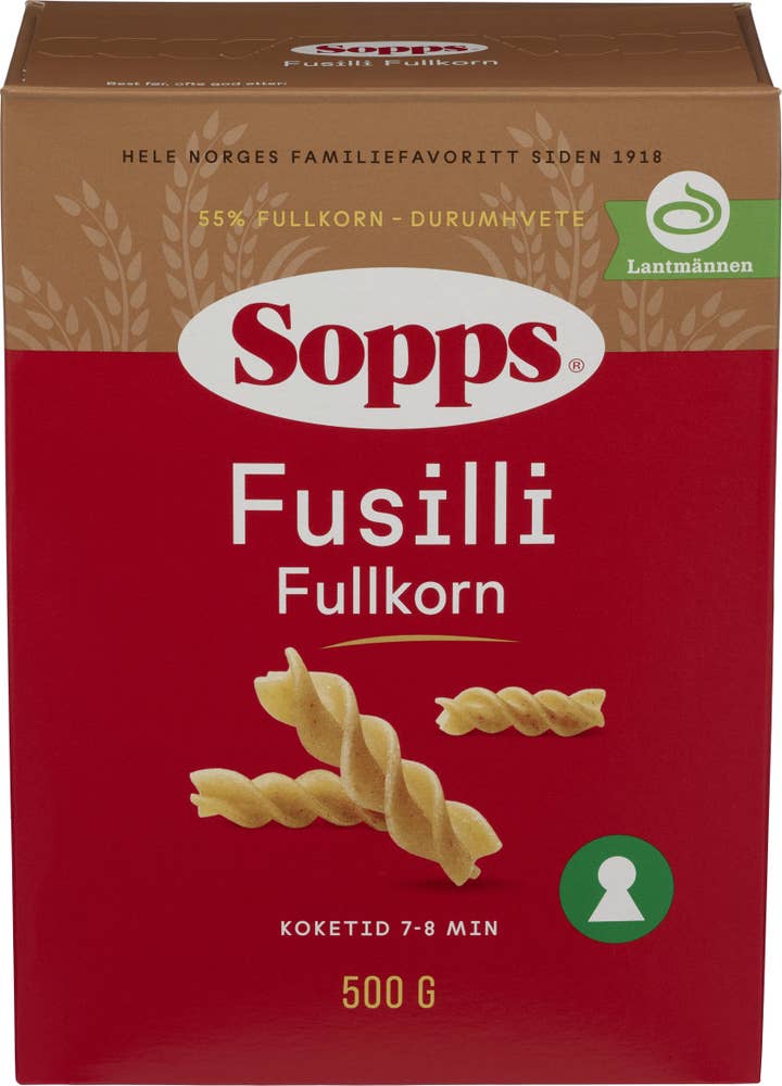 Sopps Fusilli fullkorn