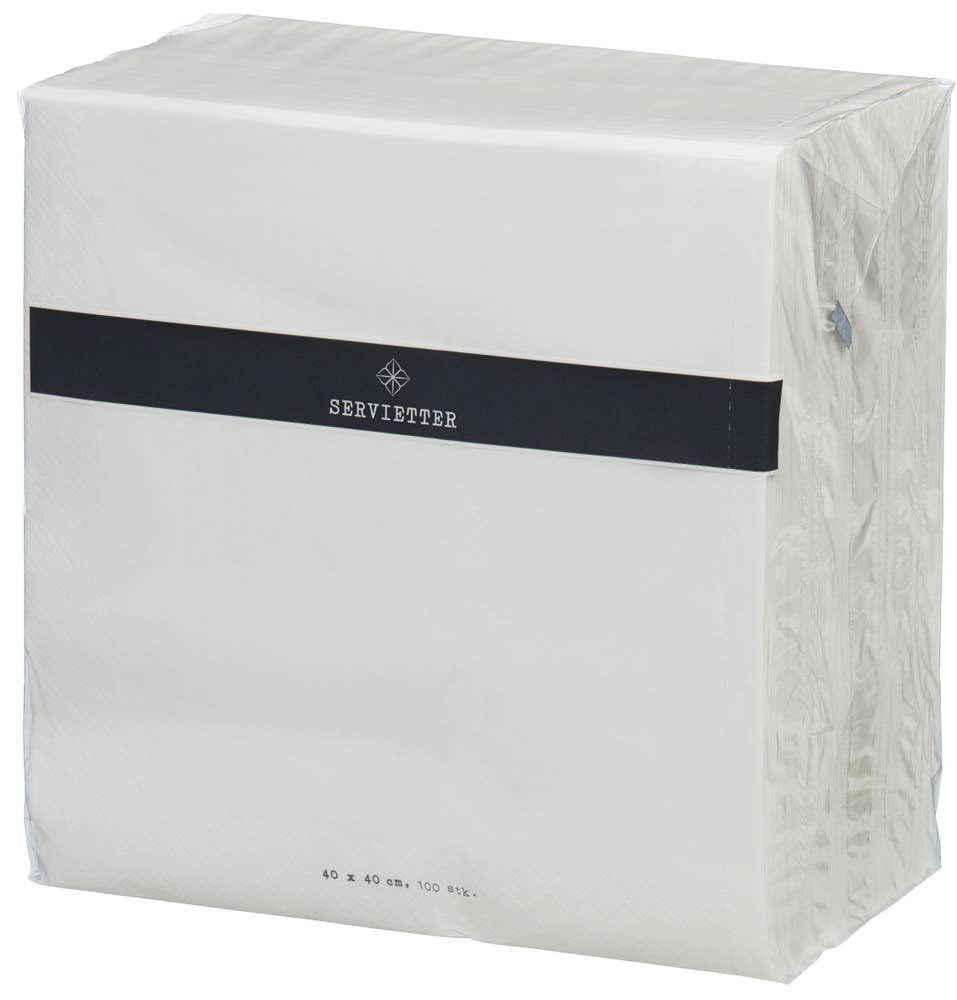 Rema Servietter Hvit, 40 cm
