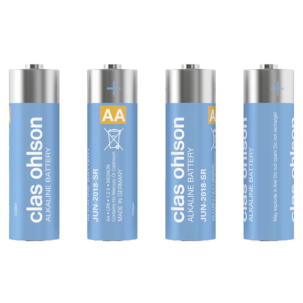 Clas Ohlson Co Alkalisk Aa/lr6-batteri