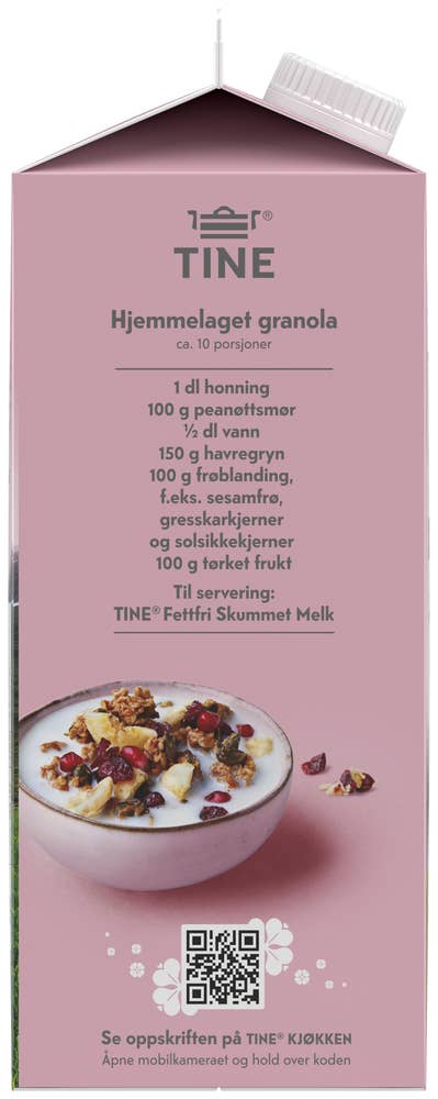TINE Skummet melk 0,1%