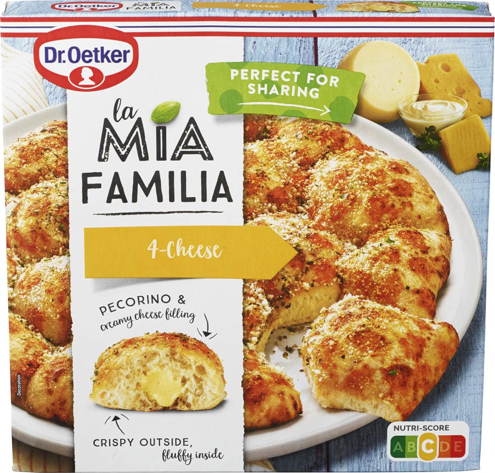 Dr. Oetker La mia familia 4 Cheese Brytebrød