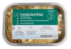 Fredriks Røkeri Fersk fiskegrateng
