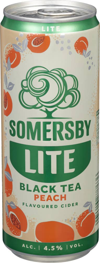 Somersby Lite Black tea peach