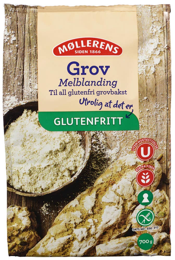 Norgesmøllene Grov melblanding Glutenfri