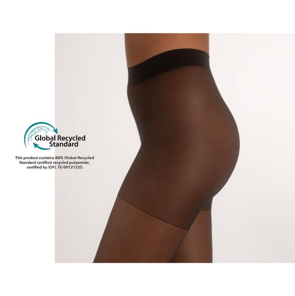 Inntil Strømpebukse 20 DEN Sort, str. 36-40, semi-matt