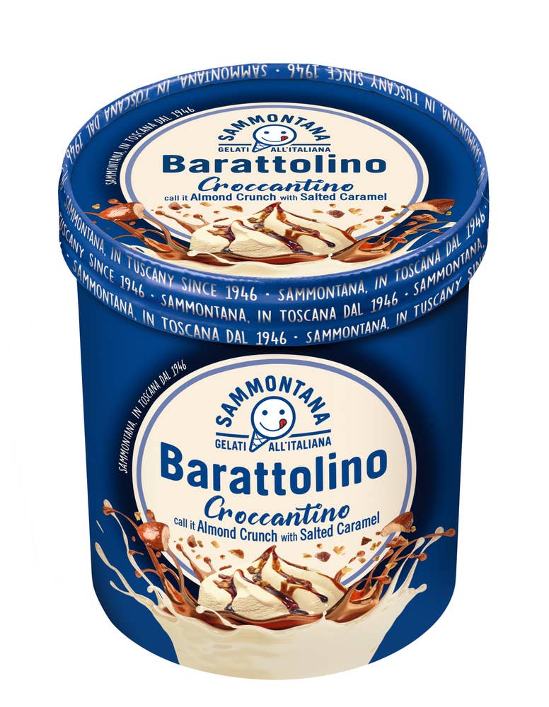 Sammontana Croccantino Iskrem Mandel og Salt Karamell