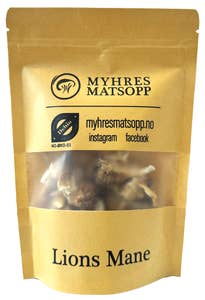 Myhres Matsopp Lions Mane tørket Økologisk