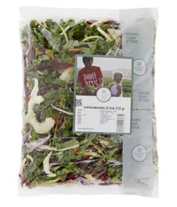 Huseby Gaard KUTTA grov miks med rødbete Grønnkål, hodekål, rødkål, rødbete og gulrot