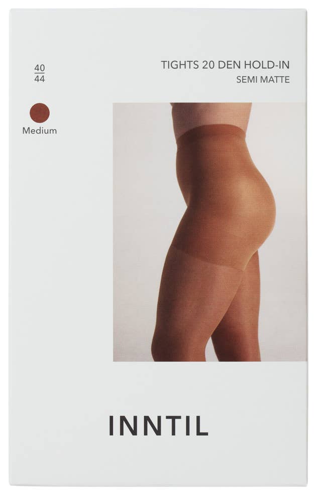 Inntil Strømpebukse Hold-In 20 DEN Medium, str. 40-44, semi-matt