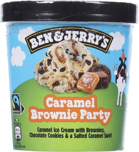 Ben & Jerry's Caramel brownie party