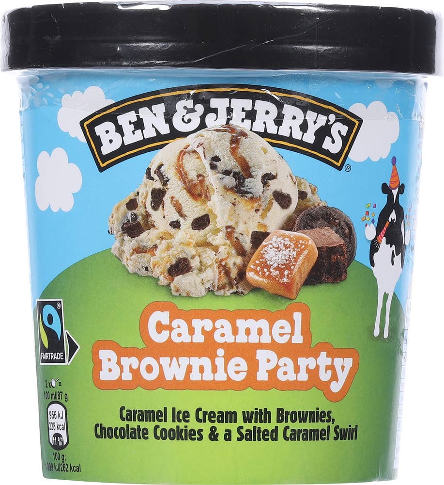 Ben & Jerry's Caramel brownie party