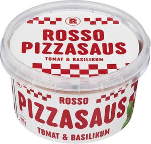 R Pizzasaus tomat og basilikum Krydret med hvitløk og chili
