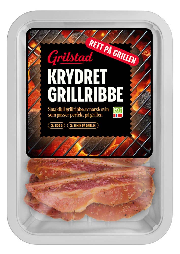 Grilstad Krydret grillribbe i skiver