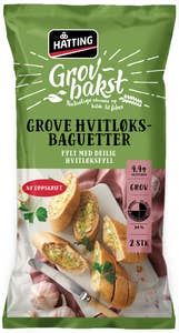 Hatting Grove Hvitløksbaguetter 2stk