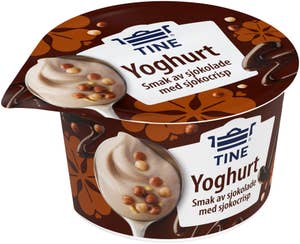 TINE Nyt duo yoghurt Sjokolade og sjokocrisp