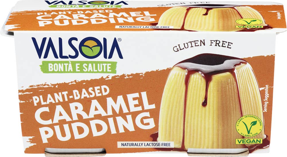 Valsoia Karamellpudding Vegansk, 2stk