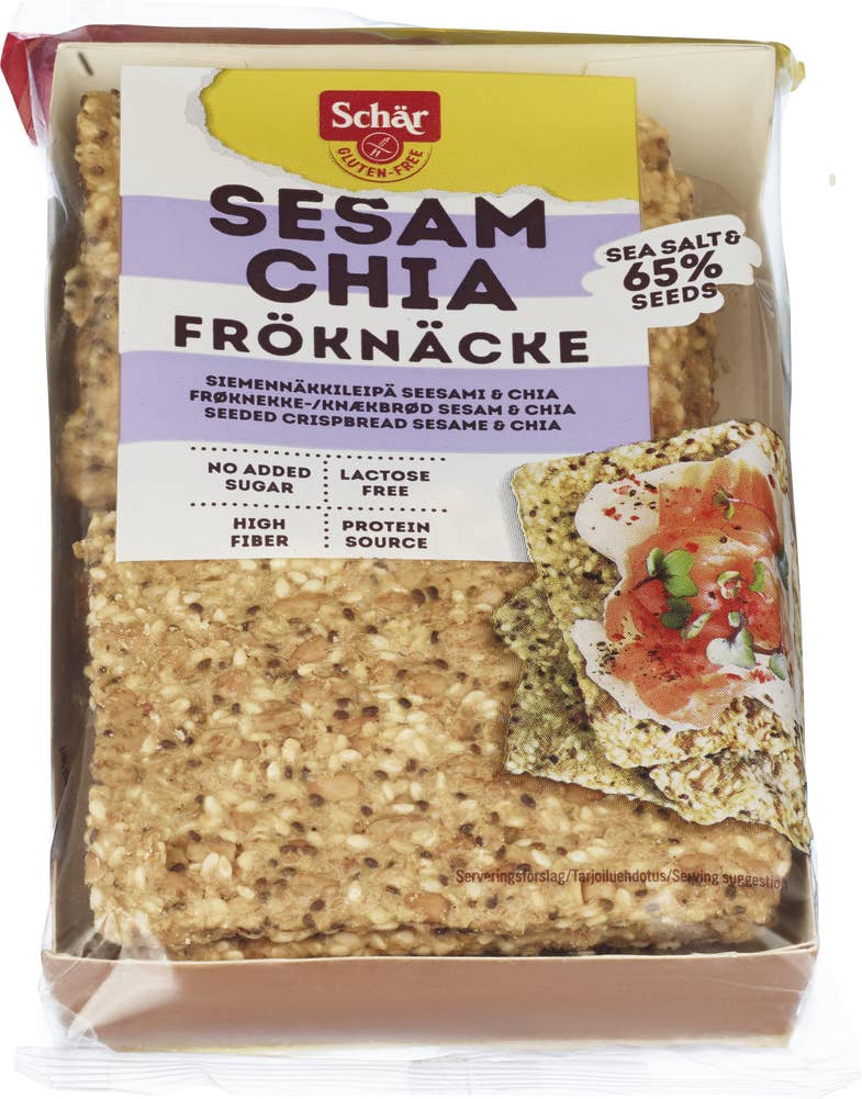 Schär Glutenfri fröknäcke sesam & chia