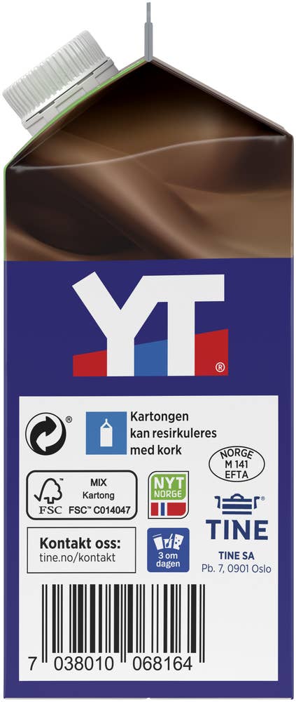TINE YT proteinmelk Kakao