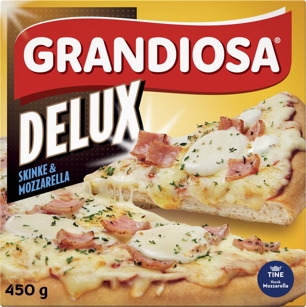 Grandiosa Delux skinke & mozzarella