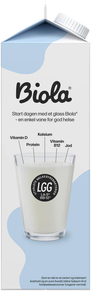 TINE Biola® syrnet lettmelk Laktosefri