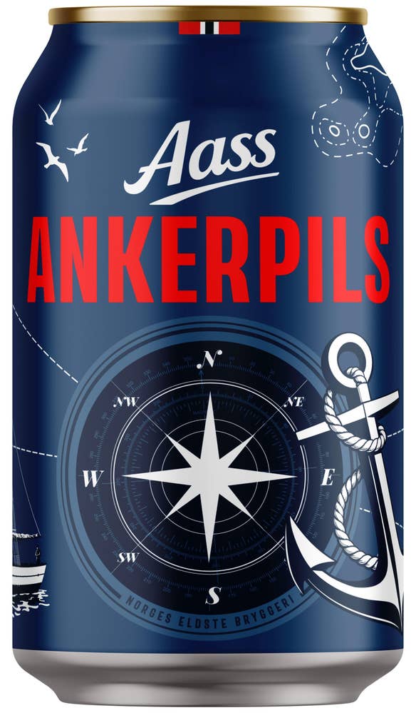 Aass Bryggeri Aass Ankerpils 12 x 0,33l