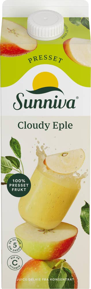 TINE Sunniva Presset Cloudy Eple