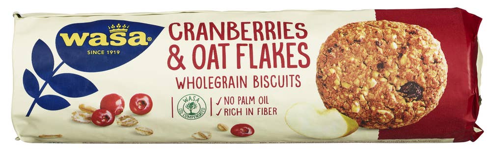 Wasa Kjeks Cranberries & Oat Flakes