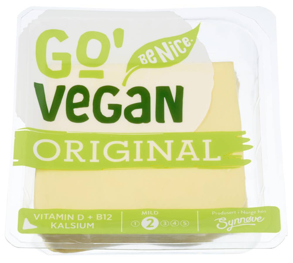 Go'Vegan Original skivet