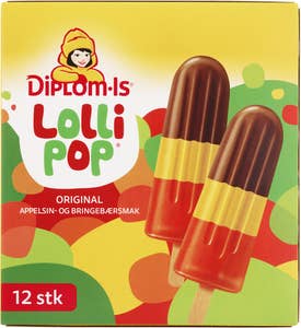 Diplom-is Lollipop ispinne 12 stk