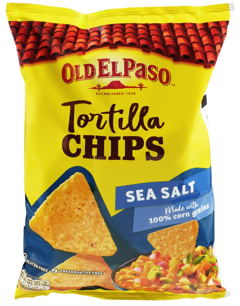 Tortillachips Sea Salt, 185 g