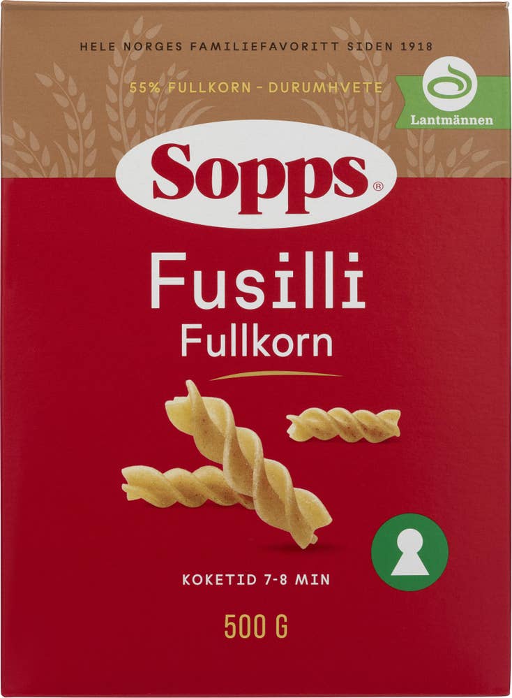 Sopps Fusilli fullkorn
