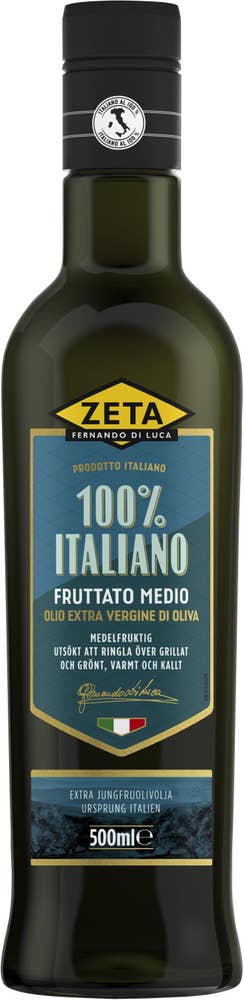 Zeta Fruttato medio extra virgin olivenolje 100% italiensk