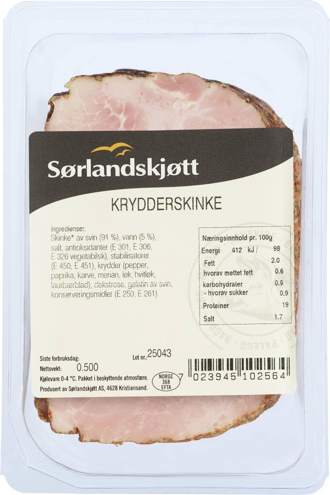 Sørlandskjøtt Krydderskinke