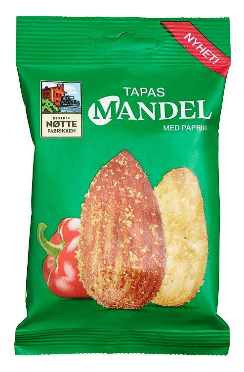 Den Lille Nøttefabrikken Tapasmandler Paprika