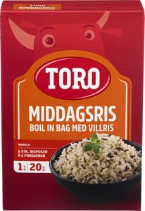 Toro Middagsris med villris Boil in bag
