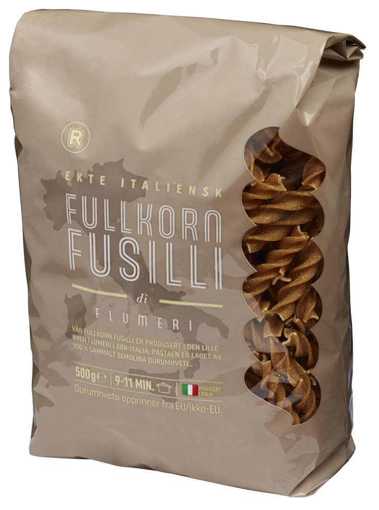 R Fullkorn fusilli
