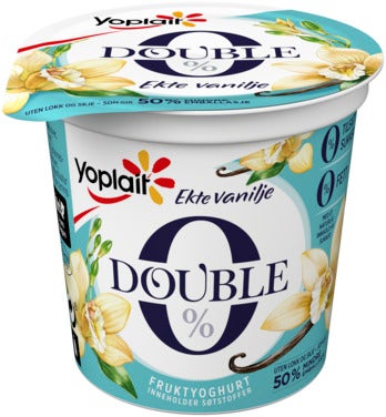 Yoplait Double 0% Vanilje