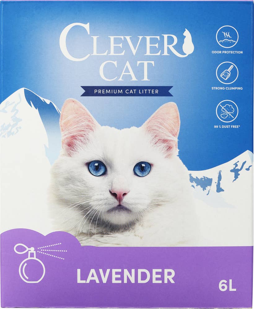 Clever Cat Kattesand lavender Klumpende
