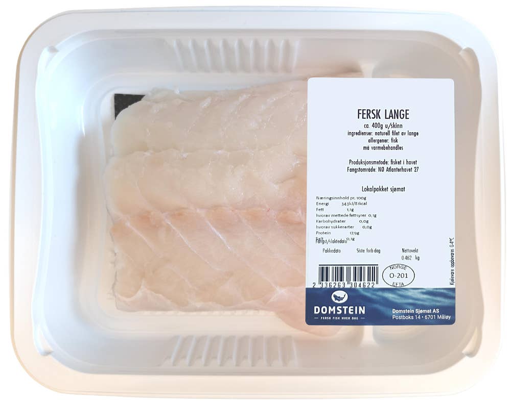 Domstein Fersk Langefilet Uten Skinn