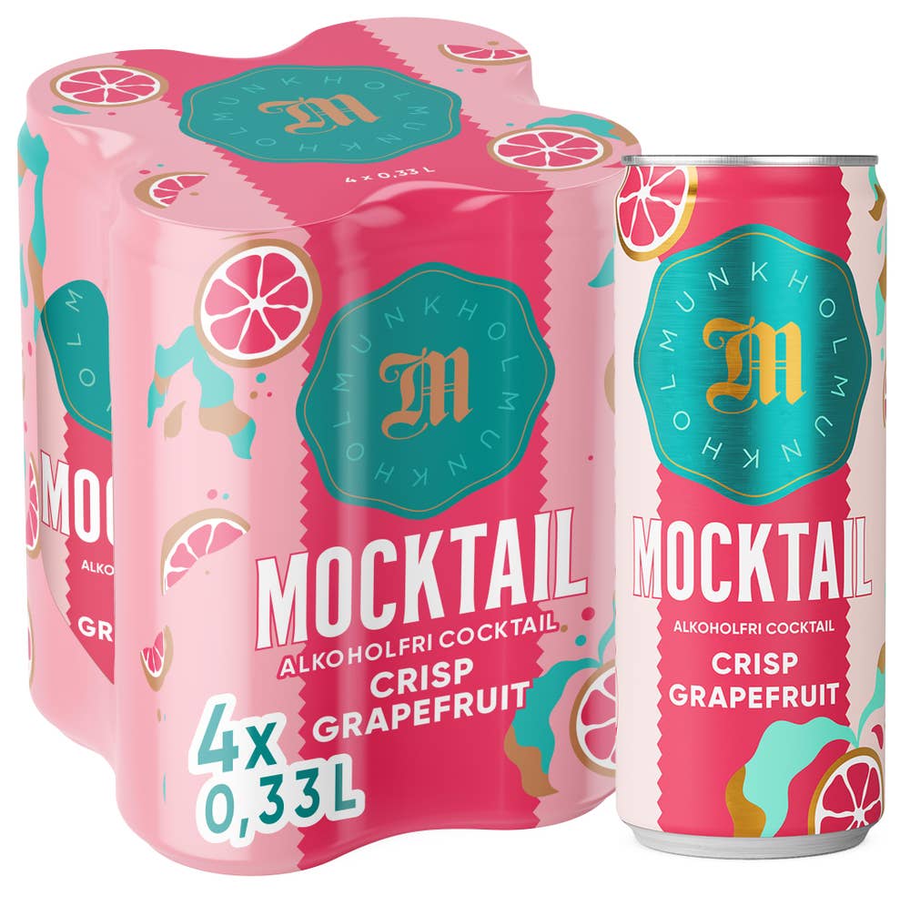 Munkholm Mocktail Grapefruit 4 x 0,33 l