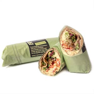 Kreativ Catering Tandoori-wrap med hummus Vegansk