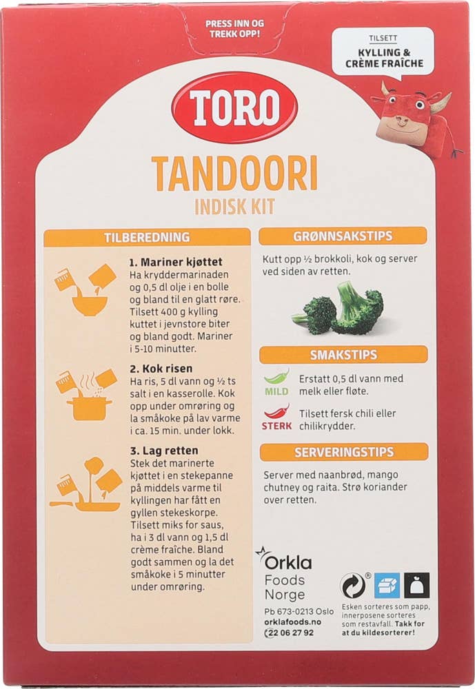 Toro Tandoori kit