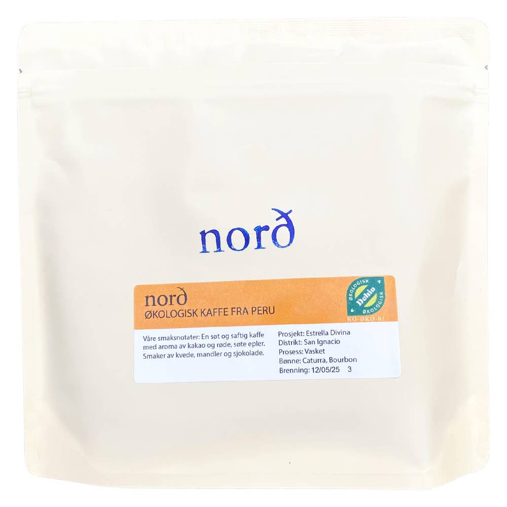 Nord Brenneri Hele kaffebønner filter Økologisk