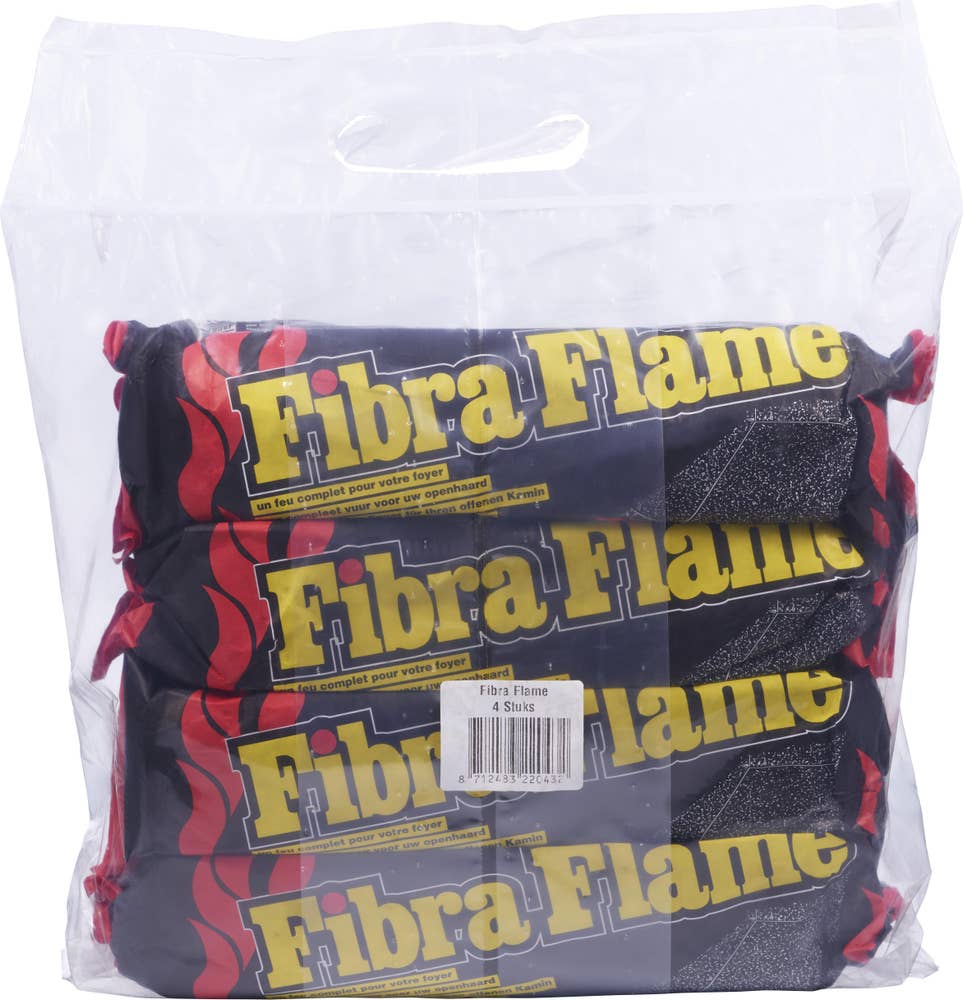 Fibra Flame Peiskubbe 4 stk