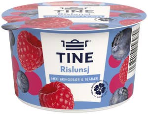 TINE Rislunsj med bringebær & blåbær Piano